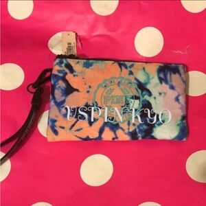 Victoria's Secret Pink Wristlet Blue